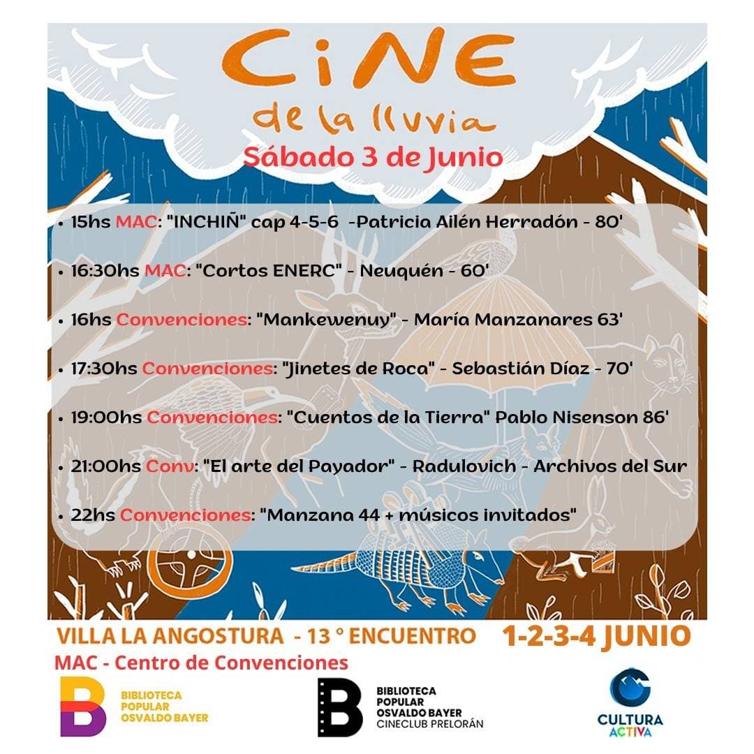 13° edición del “Cine de la Lluvia”.